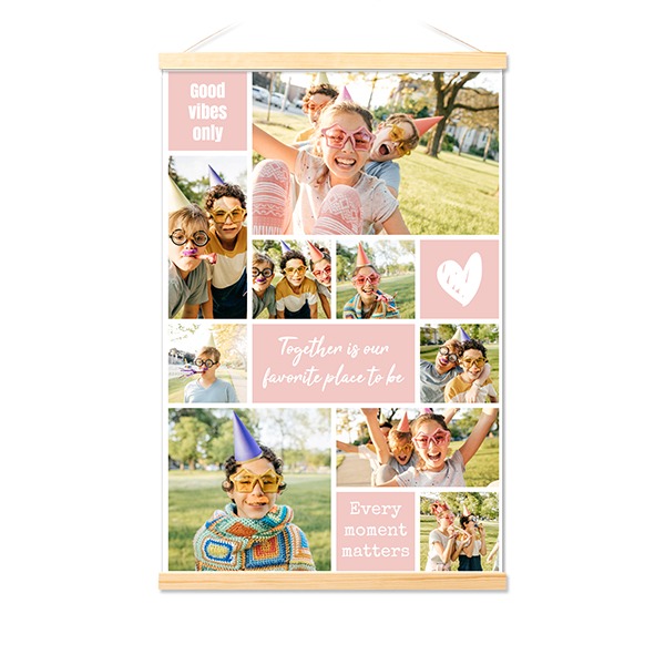 Poster with Magnetic hanger 40 x 60 cm Wood