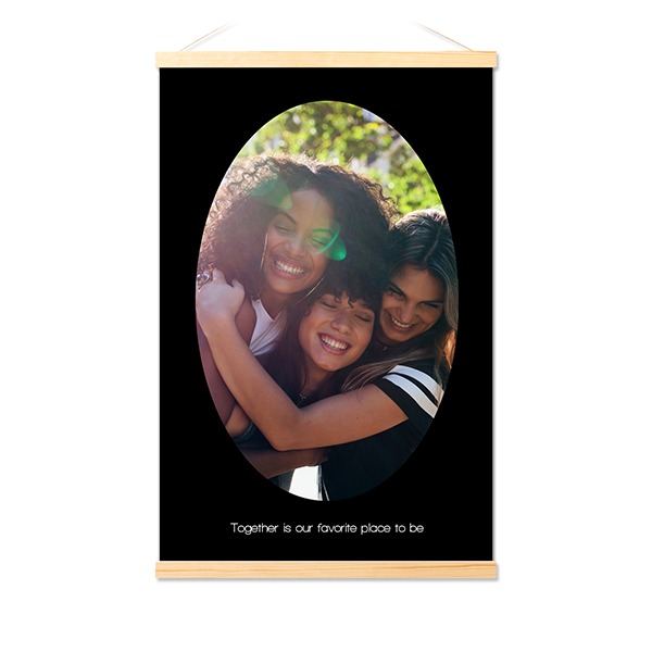 Poster with Magnetic hanger 40 x 60 cm Wood