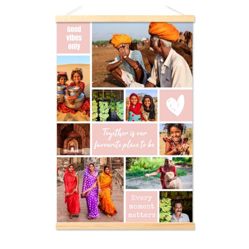 Plakat med Plakathenger 40 x 60 cm Tre