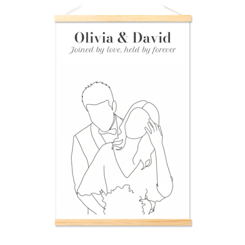 Poster with Magnetic hanger 40 x 60 cm Wood Poster with Magnetic hanger 40 x 60 cm Wood