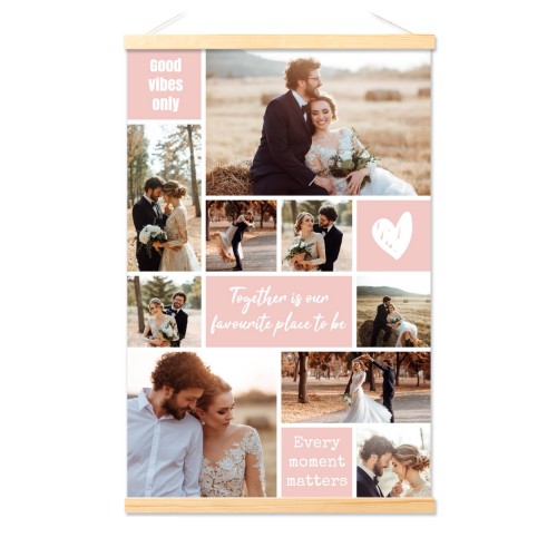 Plakat med Plakatophæng 40 x 60 cm Træ Plakat med Plakatophæng 40 x 60 cm Træ