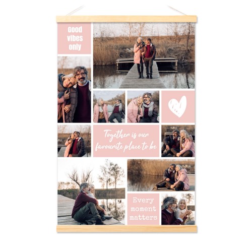 Poster with Magnetic hanger 40 x 60 cm Wood