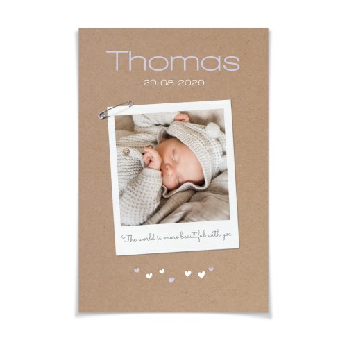 Cardboard Photo Print