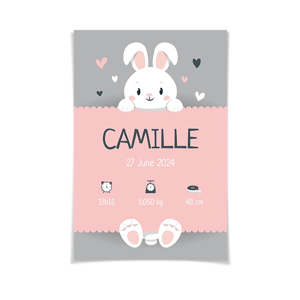 Baby Bunny - Text Only