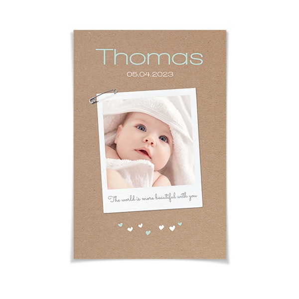 Cardboard Photo Print