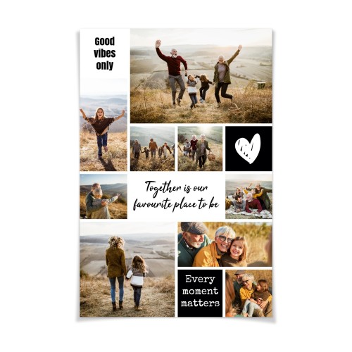 Poster collage 40 x 60 cm Matt