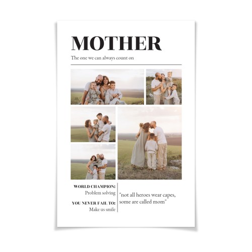 Collage Poster 40 x 60 cm Matte