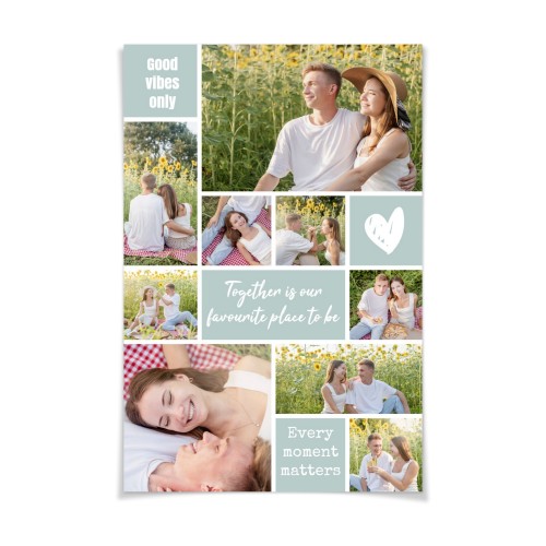 Plakatcollage 40 x 60 cm Mat overflade