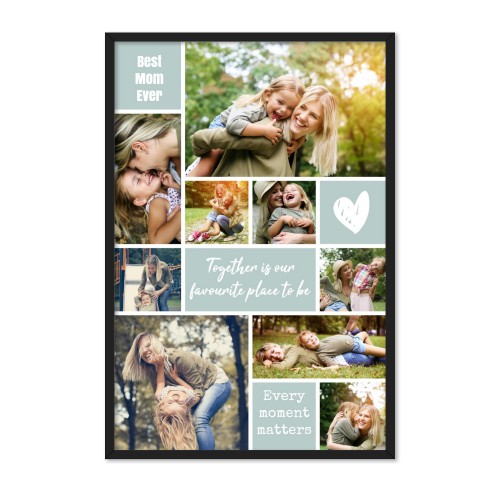 Framed Collage Poster 40 x 60 cm Black Framed Collage Poster 40 x 60 cm Black