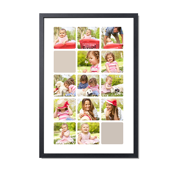 Framed Collage Poster 40 x 60 cm Black Framed Collage Poster 40 x 60 cm Black