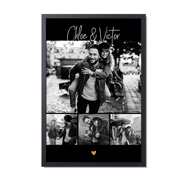 PĂȘle-MĂȘle encadrĂ© 40 x 60 cm Noir PĂȘle-MĂȘle encadrĂ© 40 x 60 cm Noir