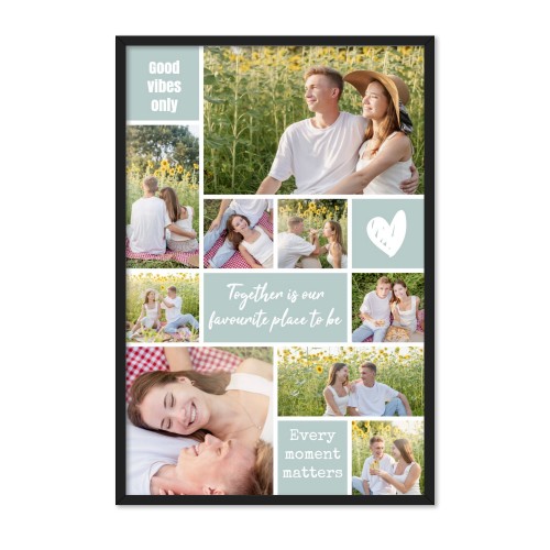 PĂȘle-MĂȘle encadrĂ© 40 x 60 cm Noir PĂȘle-MĂȘle encadrĂ© 40 x 60 cm Noir