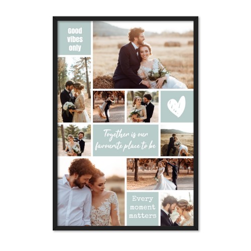 Framed Collage Poster 40 x 60 cm Black Framed Collage Poster 40 x 60 cm Black