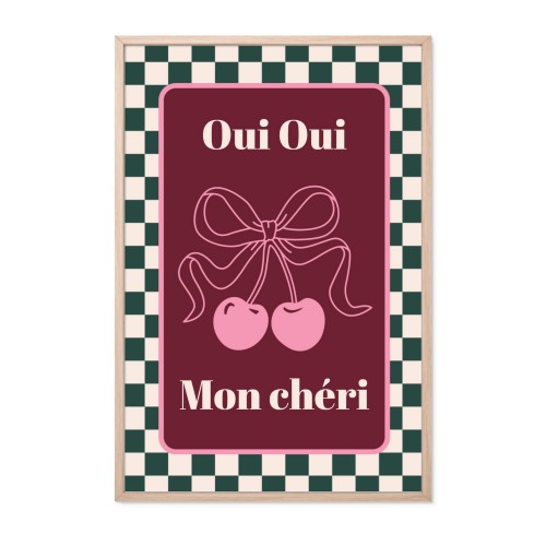 Checker Cherie Mood Text - Only