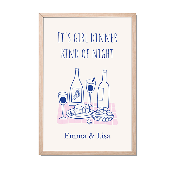 Innrammet poster 40 x 60 cm Tre