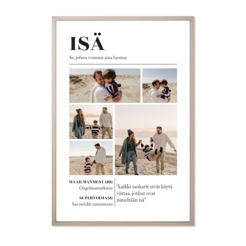 Kehystetty juliste 40 x 60 cm Myyrä