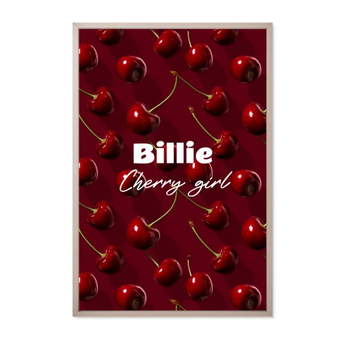 Cherry Coded Pattern Text - Only