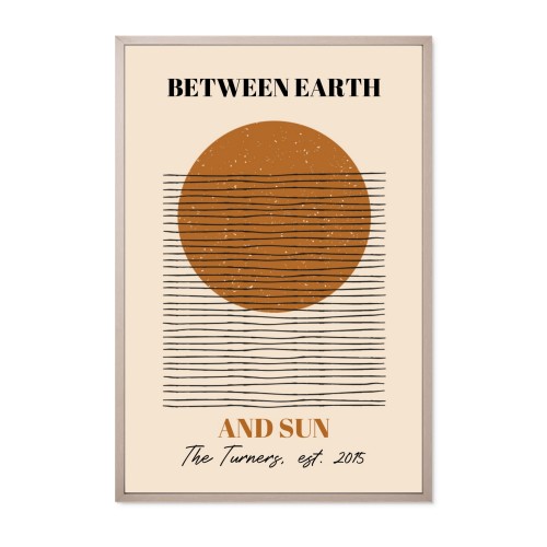 Terracotta Sunscape - Text Only