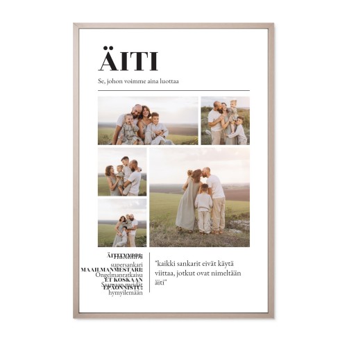 Kehystetty juliste 40 x 60 cm Myyrä Kehystetty juliste 40 x 60 cm Myyrä