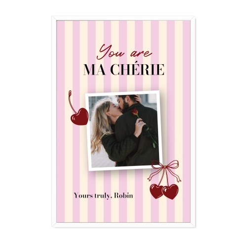 Ingekaderde Poster 40 x 60 cm Wit Ingekaderde Poster 40 x 60 cm Wit