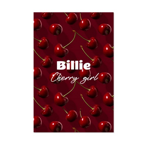 Cherry Coded Pattern Text - Only