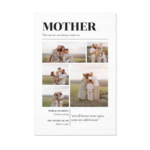 Photo on wood 40 x 60 cm