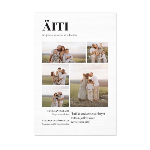 Puutaulu 40 x 60 cm Puutaulu 40 x 60 cm