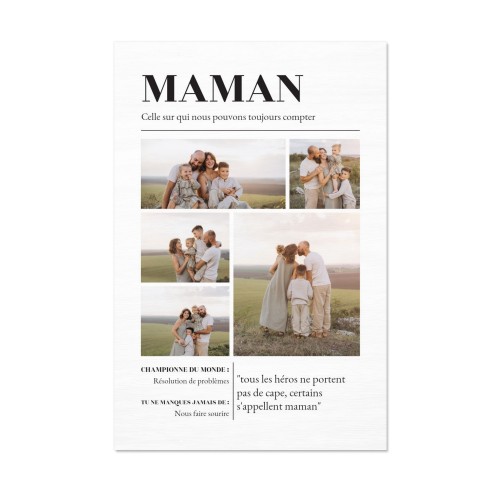 Photo sur bois 40 x 60 cm