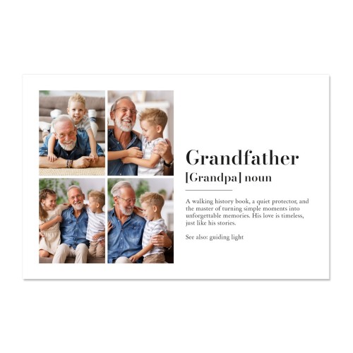 Dictionary Definition with 4 photos