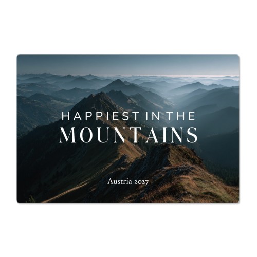 Photo Only White Text