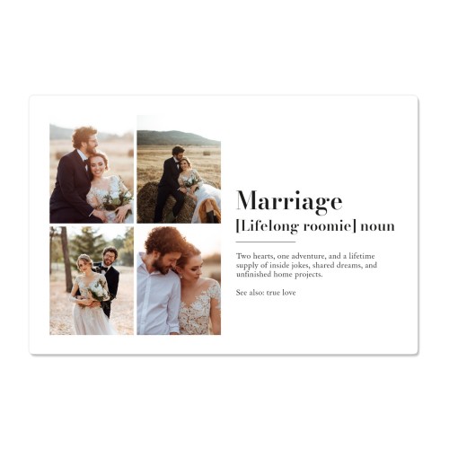 Dictionary Definition with 4 photos