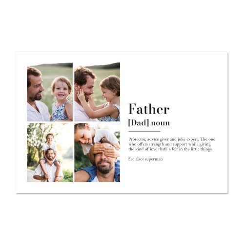 Dictionary Definition with 4 photos