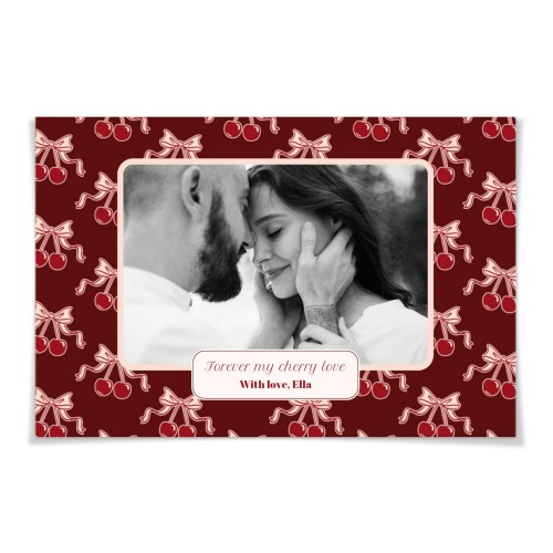 Vintage Cherry Love Text - Only Vintage Cherry Love Text - Only