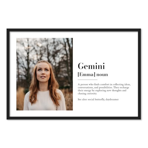 Framed Collage Poster 50 x 75 cm Black Framed Collage Poster 50 x 75 cm Black