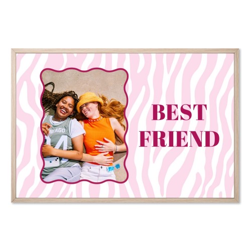 Zebra Swirly Frame Zebra Swirly Frame