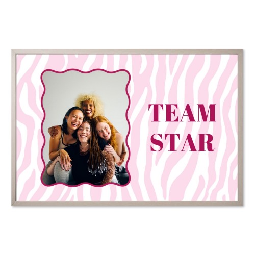 Zebra Swirly Frame Zebra Swirly Frame