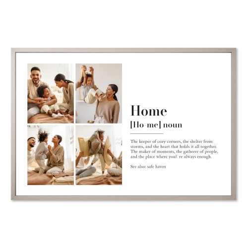 Dictionary Definition with 4 photos