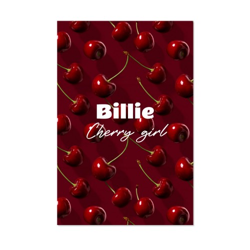 Cherry Coded Pattern Text - Only