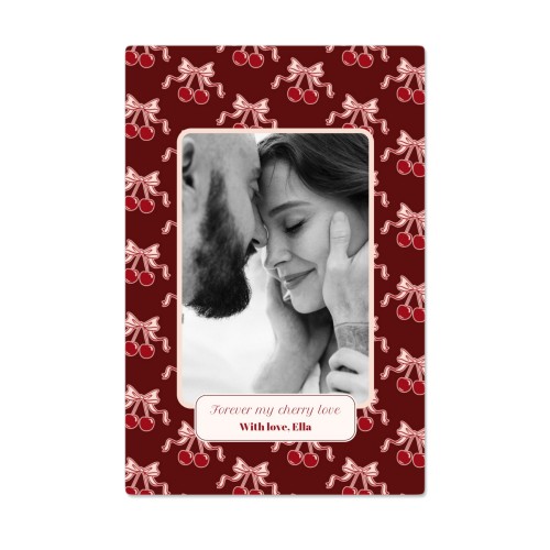 Vintage Cherry Love Text - Only