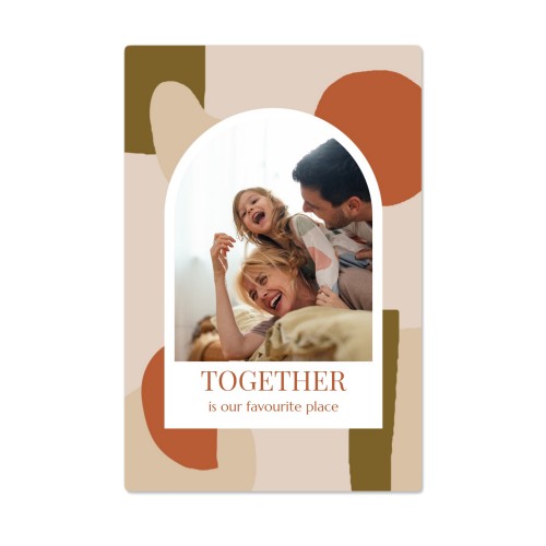 Foto op metaalplaat 50 x 75 cm