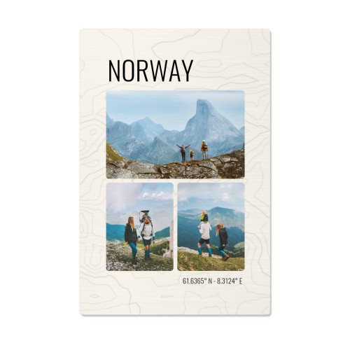 Aluminiumsfoto med børstet overflade 50 x 75 cm