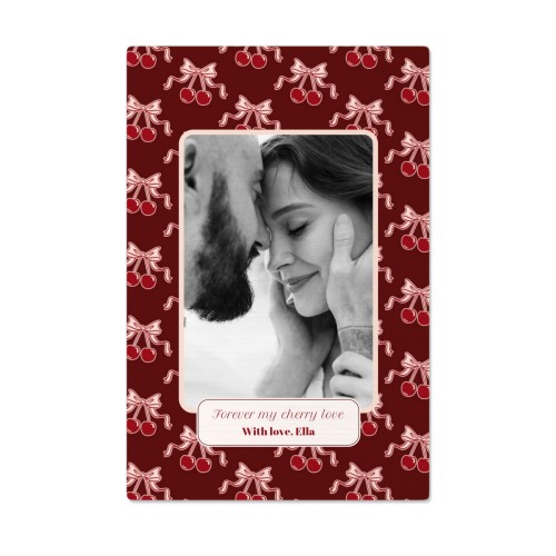 Vintage Cherry Love Text - Only