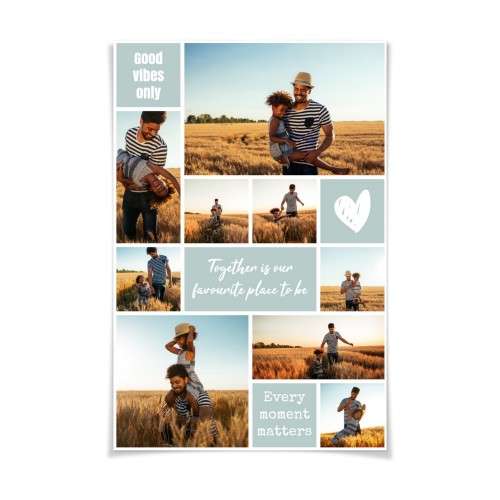 Poster collage 50 x 75 cm Matt Poster collage 50 x 75 cm Matt