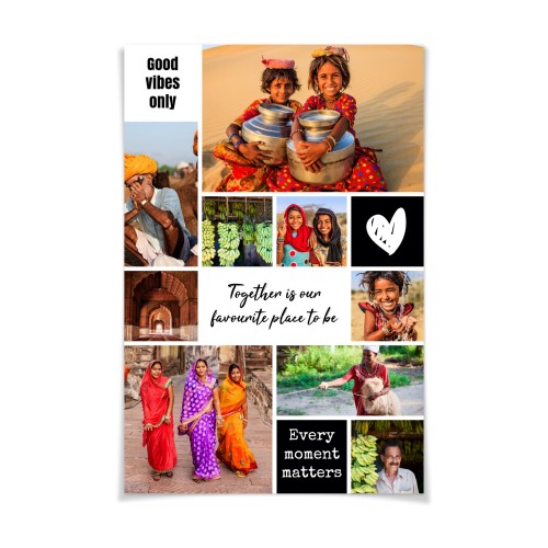 Poster collage 50 x 75 cm Matt