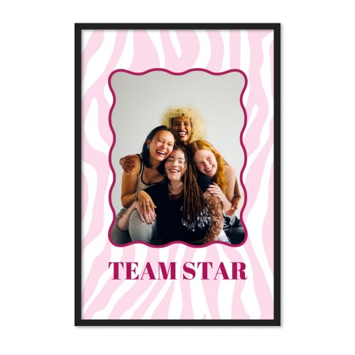 Zebra Swirly Frame Zebra Swirly Frame