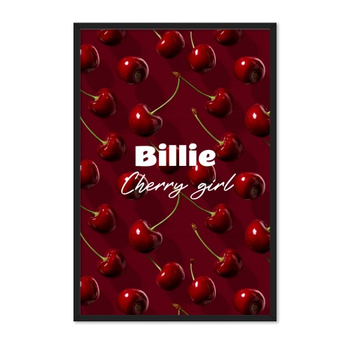 Cherry Coded Pattern Text - Only