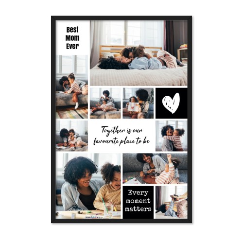 Ingekaderde Poster 50 x 75 cm Zwart Ingekaderde Poster 50 x 75 cm Zwart
