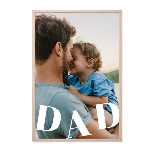 Typo Frame Dad