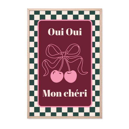 Checker Cherie Mood Text - Only