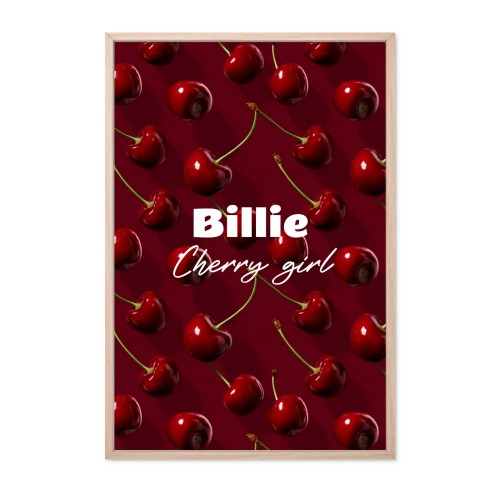 Cherry Coded Pattern Text - Only